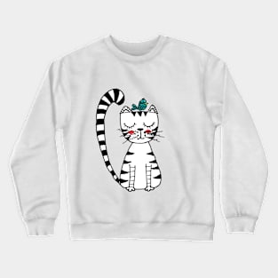 Yuna Cat | An Unlikely Friendship Blossoms Crewneck Sweatshirt